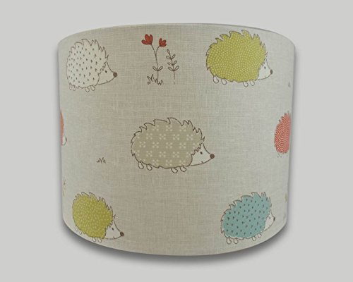 Hedgehog Green Blue Orange Grey Drum Lampshade 20cm 25cm 30cm 35cm 40cm Lamp Shade Lightshade