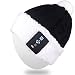 Produktbild Mydeal Kinder stilvolle LED-Lampe leuchten Beanie Mütze stricken Mütze Pom Pom Flash-Licht innen und außen, Festival, Urlaub, Feiern, Parteien, Bar, Weihnachtsgeschenke - schwarz