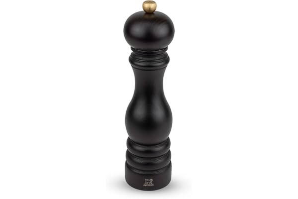 PEUGEOT - Moulin à Poivre Paris 22 cm - Réglage Classique - En Bois Labellisé PEFC - Fabrication Française - Coloris Chocolat