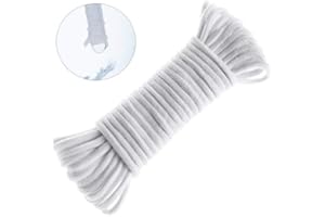 ORIMERC Mèche d'auto-Irrigation de 15 M pour arroser soi-même Les Plantes en Pot - Système d'arrosage Automatique - Violet Africain - Traitement de l'eau Goutte à Goutte - Corde de Corde