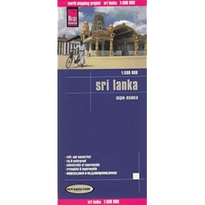 Reise Know-How Landkarte Sri Lanka (1:500.000): world mapping project