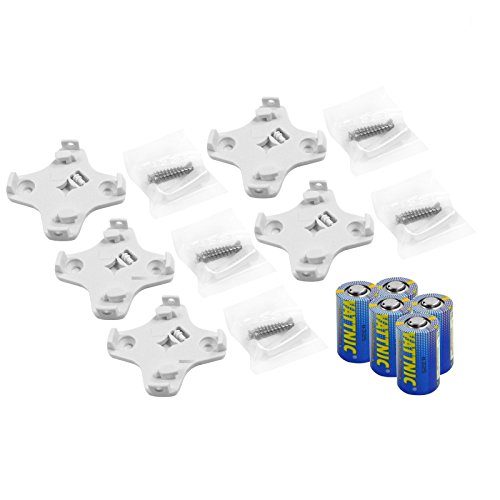 5er Set Rauchmelder Sirius 5, klein, Batterielebensdauer 5 Jahre, DIN EN 14604 - 2