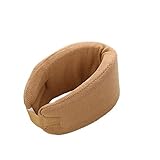 Healifty Sponge Neck Support Brace Cervical Collar for Neck Protect Pain Relief Size L (Khaki)