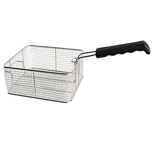 Chef Basket 304 faltbar Edelstahl Kitchen Craft Pommes Frittierer und Korb Dampf Spülen Zugentlastung Bratpfanne Korbventil Net Küche Werkzeug für Chips Fried Lebensmittel oder Obst Square Shape