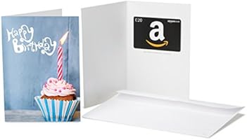 Amazon.co.uk Gift Card - In a Greeting Card - &pound;20 (Birthday Blue Cupcake)