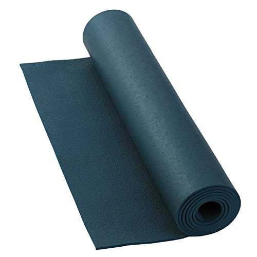 Yogamatte RISHIKESH PREMIUM 80 XL, rutschfest, groß & extra-stark, 4,5mm Studiomatte, Ökotex 100, maschinenwaschbar, lang: 200 x 80 cm (blau) - 3