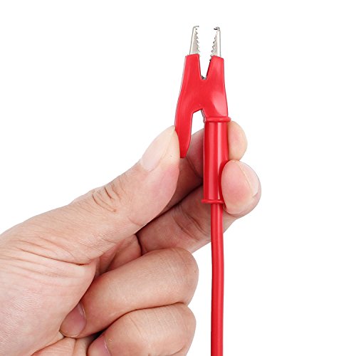 Multimeter Messleitungen Test Leads 1 Paar 15A 3.3Ft Bananenstecker zu Krokodilklemme Testkabel Test Kabel Sonde für Multimeter 1M 4mm Heavy Duty Multimeter Leads - 5