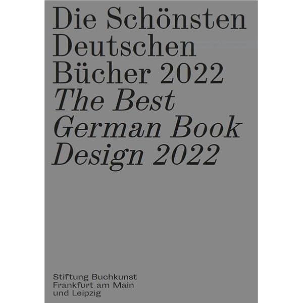 Die Schönsten Deutschen Bücher 2021: The Best German Book