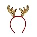 Produktbild Hffan Stirnband Weihnachtsstirnband Rentier Stirnband Geweih Spaß Stirnband Schmuck Cosplay Spielzeug Kopfbedeckung Interessant für Party(D,21 x 25)