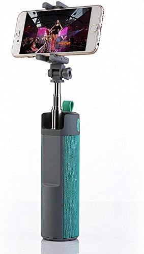 ONTA Portable Outdoor Bluetooth Speaker，4-in-1 Wireless Extendable Handheld Selfie Stick,Built-in Power Bank,Cellphone holder.
