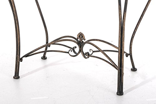 CLP Eisen Blumentisch SORANA, Konsolentisch für die Wand, Metall, ca. 80 x 35 cm bronze - 8