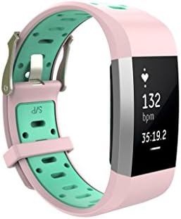 For Fitbit Charge 2 Strap Silicone Band, Morwind Fitbit Charge 2 Strap Replacement Wristband HR Straps , Replacement Watch Wrist Band Silicon Strap Clasp For Fitbit charge 2 (Pink)