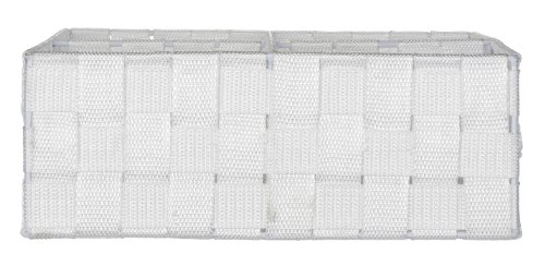 WENKO 20983100 Organizer Adria Quadro Weiß – 4 Fächer, 100 % Polypropylen, 32 x 10 x 27 cm, Weiß - 3