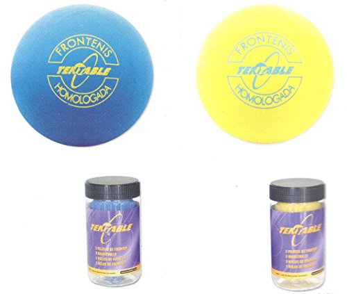 Tentable 2 BALLES Frontenis/Racquetball Jaunes