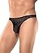 Produktbild Male Power - transparenter Bong Thong String in Schwarz, Größe:S/M