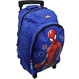 Rollbar / tragbar / Rucksack Vadobag Marvel Spiderman Trolley XL Koffer Kinderkoffer Rucksack Reisekoffer Tasche groß
