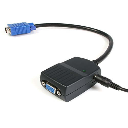 StarTech.com ST122LE - Divisor de vídeo (VGA 2 Puertos, Alimentado por USB, Splitter 2 Salidas HD15)