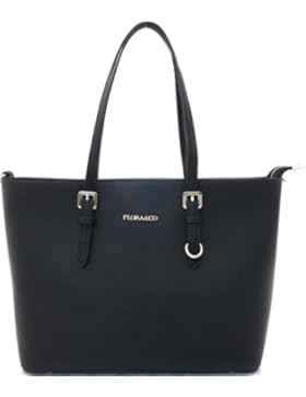 Shopper Tasche Damen Schwarz Flora & Co Handtasche Schultertasche