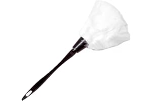 RmKbe Halloween Feather Duster Halloween Plume Duster Maid Duster Prop Halloween Maid Costume for Party Cosplay (White)