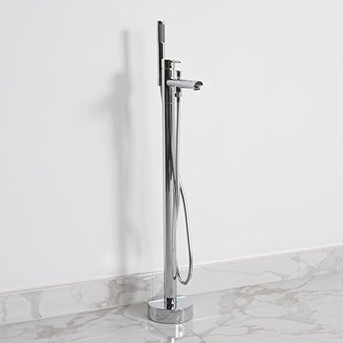 Tec Classic Freestanding Floor Standing Chrome Bath Shower Mixer Tap