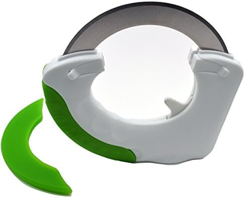 Rolling Circular Knife Stainless Steel Kitchen Knives,Roll Designed Cutter Blade for Pizza, Fruit, Meat