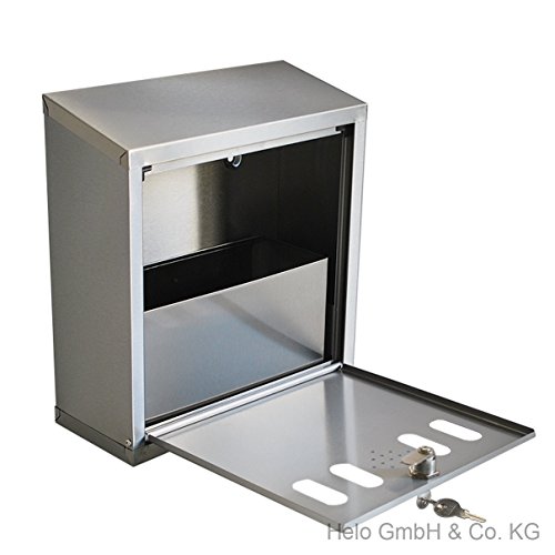 Aschenbecher aussen draußen Edelstahl Wandascher Raucherkasten Wandaschenbecher - 4