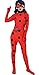 Produktbild Yigoo Ladybug Mädchen Marienkäfer Kostüm Erwachsene Halloween Karneval Marinette Overall Party Cosplay 3er Set - Jumpsuit, Augenmaske, Tasche S