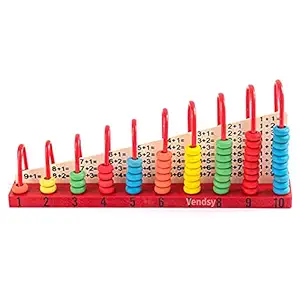 Vendsy Double Sided Wooden Abacus Calculation Kit with Counting Addition & Subtraction, Educational Toy for Kids
