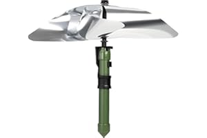 GARDIGO® Vogel-Frei Windmühle - Reflektierende Vogelabwehr, Vögel vertreiben, Vogelschreck, Windrad gegen Vögel, Taubenabwehr