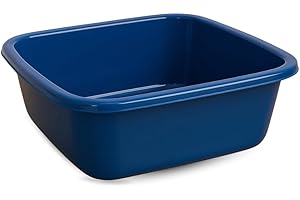PARENCE.- Square Basin 6L – Kompakte Hochleistungs-Waschwanne aus Kunststoff 30 cm | Mehrzweckbecken für Geschirr, Haushalt, Wäsche oder Garten, Bleu