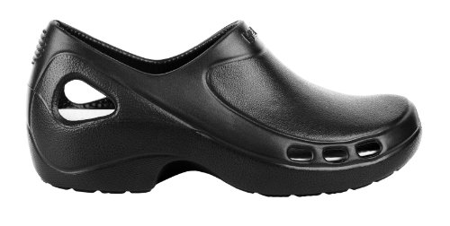 Everlite - WOCK Professional Footwear - Closed Heel; Super-light; Antislip; Shock Absorption - Black - UK : 4 ; EUR : 36