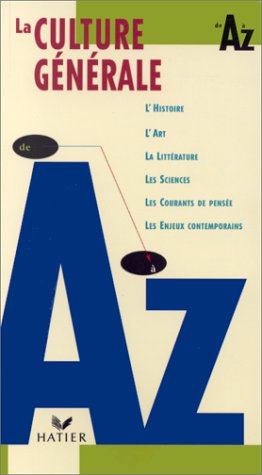 couverture de : La culture g&eacute;n&eacute;rale