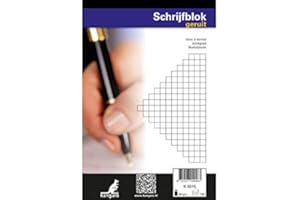 Notepad Kangaro A5 Squared 5mm 60grs 100 Sheets Pack of 5