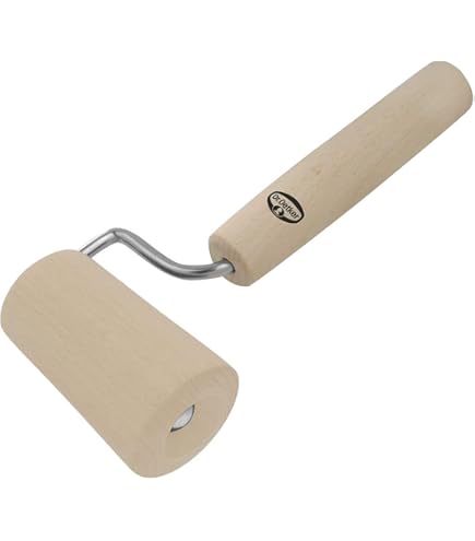 Rouleau à Pâtisserie Dr. Oetker 22 Cm - Acier Inoxydable Antiadhésif, Poignée Ergonomique - Pour Pâtes Et Pâtes à Pizza