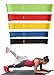 Produktbild 5er-Set Fitnessbändern / Gymnastikbänder / Loops für Yoga, Pilates, Reha-Sport Physio-Gymnastik Hergestellt aus natürlichem Latex - Loop Fitnessband Für Männer & Frauen
