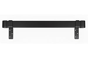 AVONSTAR CLASSICS RANGE Security Door Bar Fixed Width British Made (Black 800mm)