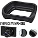 Produktbild ningxiao586 Weiches Okular/Augenmuschel/Sucher kompatibel für Sony Alpha A6300 NEX6 NEX6 NEX6 NEX7 Kameras Sucher ersetzt Sony FDA-EP10 (2St. Pro Packung)