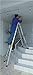 Produktbild Teleskopleiter 4tlg. Sprossen 4x6 Arbeits-H.4600-7400mm 21,2kg