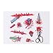 Produktbild BESTOYARD Wasserdicht Temporäre Tattoo Aufkleber Body Art Halloween Wassertransfer Tattoo Aufkleber für Frauen Männer Kinder Jungen für Cos Play, Partys Oder Halloween