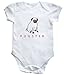 HippoWarehouse pugster the hipster pug baby vest boys girls