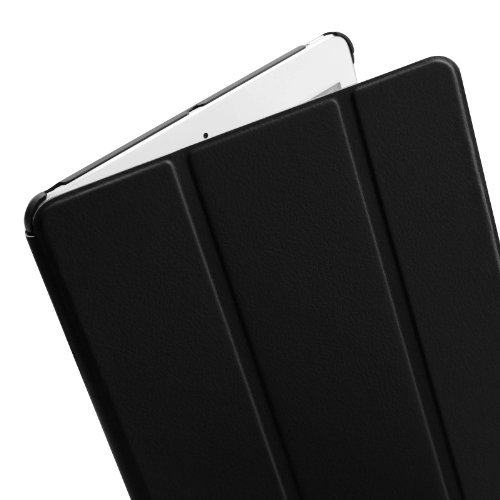 Fintie iPad Air Hülle Case – Ultra Slim Superleicht Schutzhülle Smart Shell Cover Tasche Etui mit Auto Schlaf / Wach und Standfunktion für Apple iPad Air, Schwarz - 9