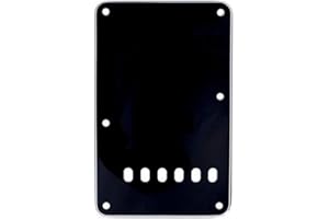 Fender® Stratocaster® - Cubierta para trémolo de estilo vintage para Strat®, 3 capas, color negro