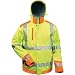 Produktbild Warnschutz Winter Softshelljacke mit Kapuze Elysee *RICKMER* gelb/orange Gr. XXL