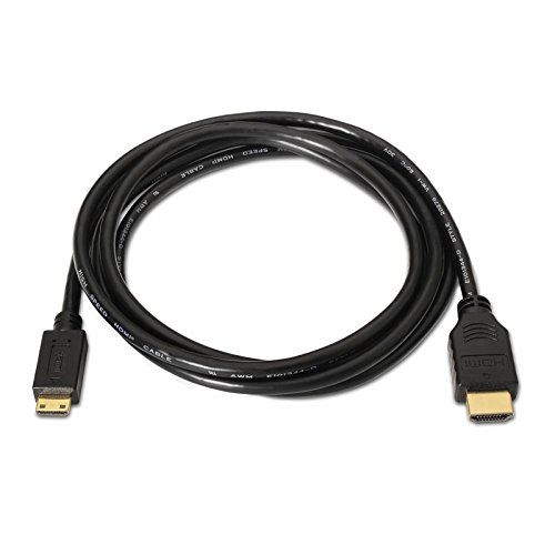 Nano Kabel 10.15.0903-Kabel A/Mini HDMI 1.3 HDMI-C/A M/M (3 M), Farbe schwarz