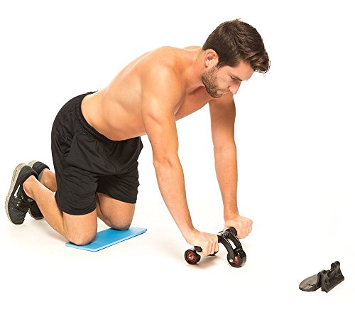 Amzdeal Bauchtrainer Ab Roller Ab Wheel Oberkörpertraining für Bauch, Rücken und Schultermuskulatur - 6
