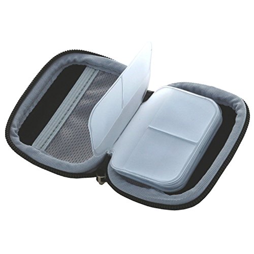Speicherkarten Tragetasche – Geeignet für SD SDHC Micro-SD Cards Nano / Micro Sim Karten – 10 Seiten und 26 Slots – schwarz - 5