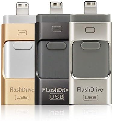 Amazing 128GB i Flash Drive USB OTG Device USB Stick For iPhone 5 6 7 Android- Silver