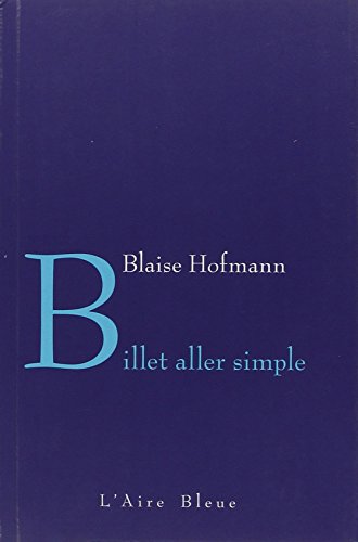 Billet aller simple Billet aller simple