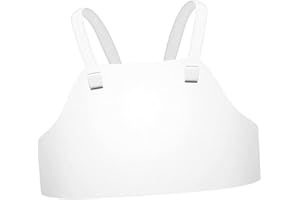 LOVIVER Protector de Pecho Protección Corporal Karate Adultos Niños Correa Ajustable Esgrima Deportes Protector de Pecho para fútbol MMA Boxeo Sanda Punzonado