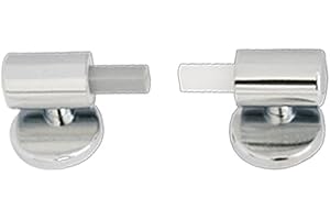 FACULX Zestaw zawiasów deski sedesowej do deski sedesowej, zawiasy toaletowe, miękkie zamykanie, zestaw mocujący akcesoria do deski sedesowej, akcesoria do deski sedesowej